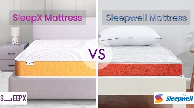 SleepX vs sleepwell mattress