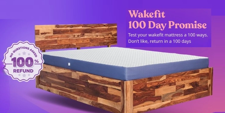 how to return wakefit mattress 